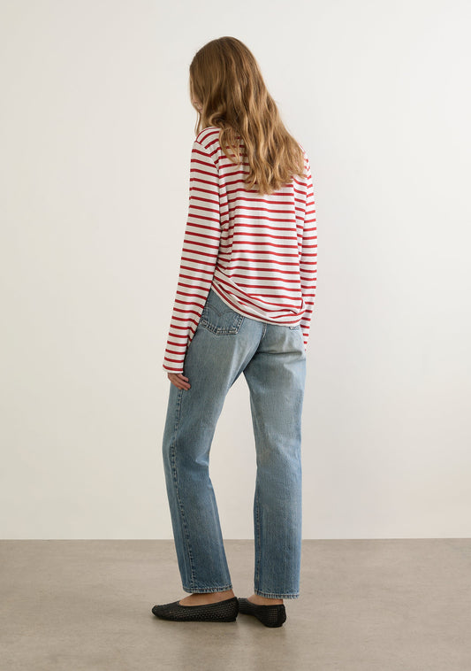 Auguste The Label North Long Sleeve Tee (Red)