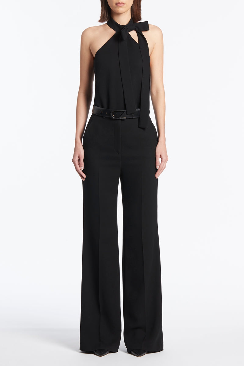 Carla Zampatti Cz Logo Covered Belt (Black)