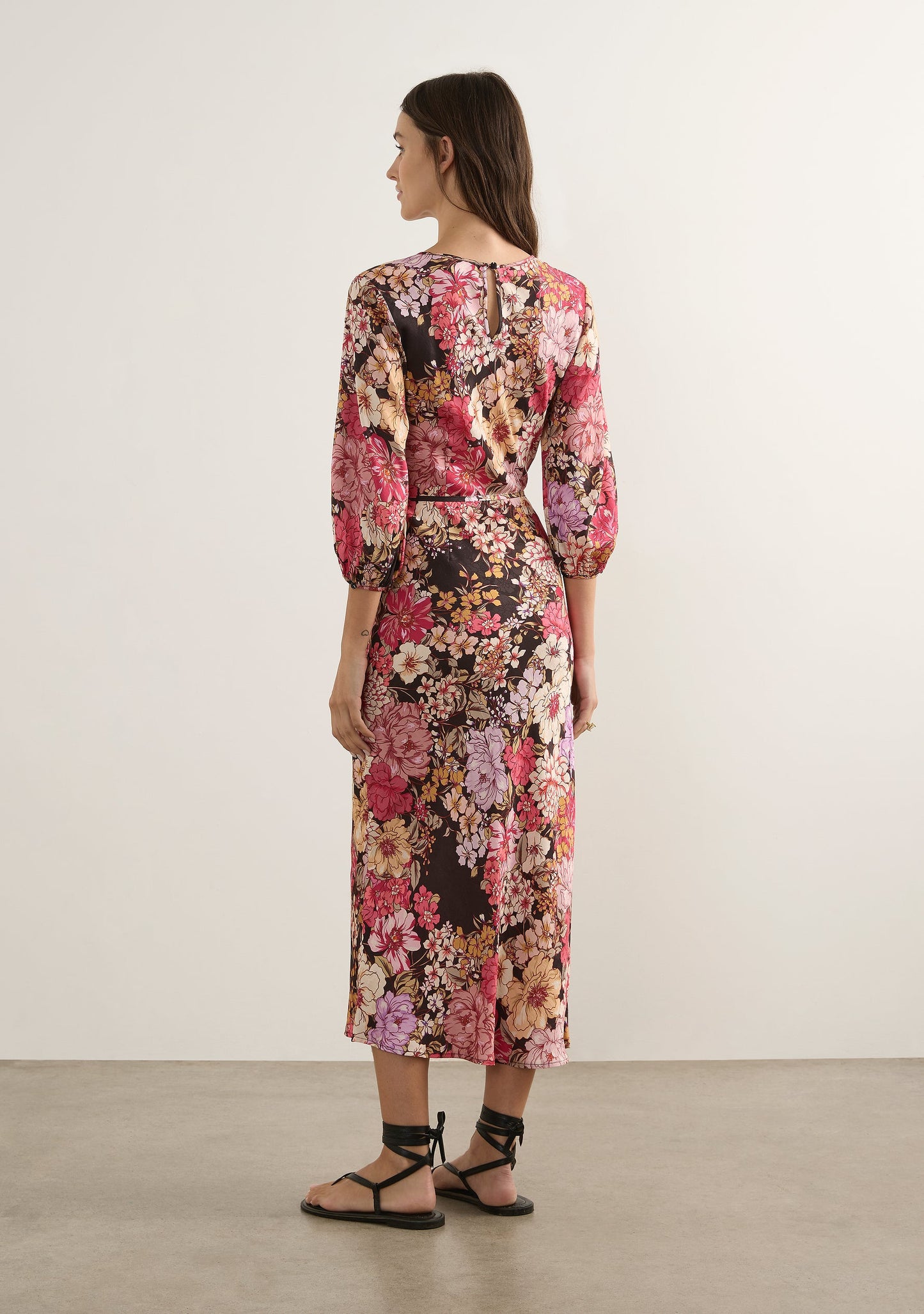 Auguste The Label Clara Midi Dress (Black)