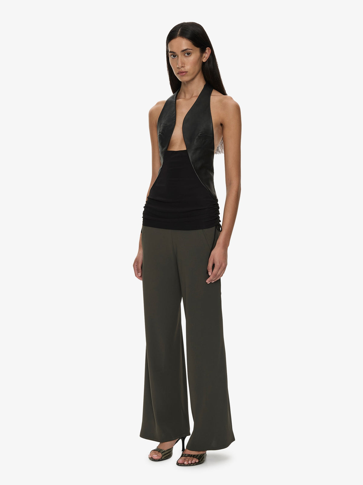 CHRISTOPHER ESBER Bias Crepe Trouser (Green)