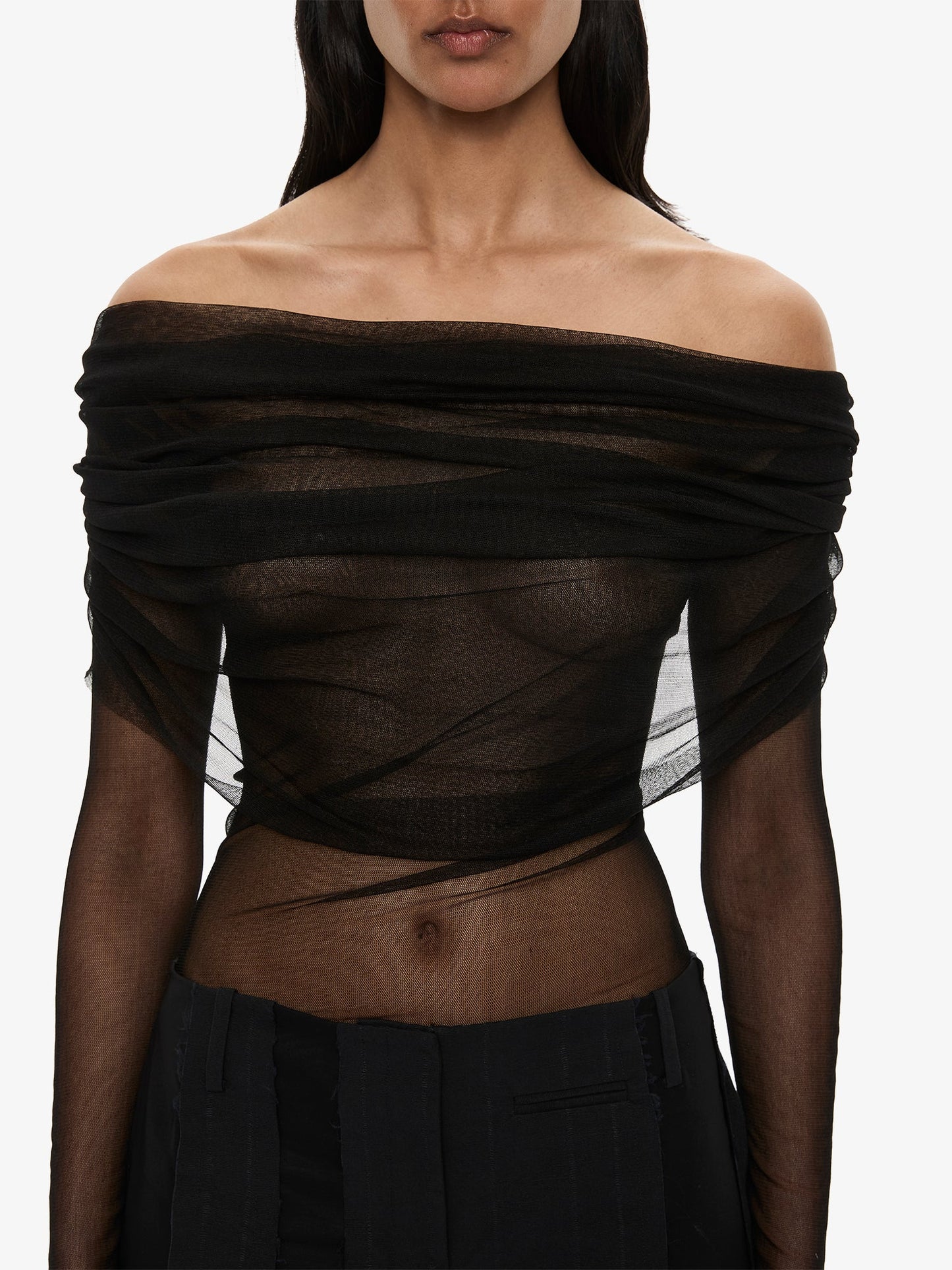 Christopher Esber Veiled Top (Black)