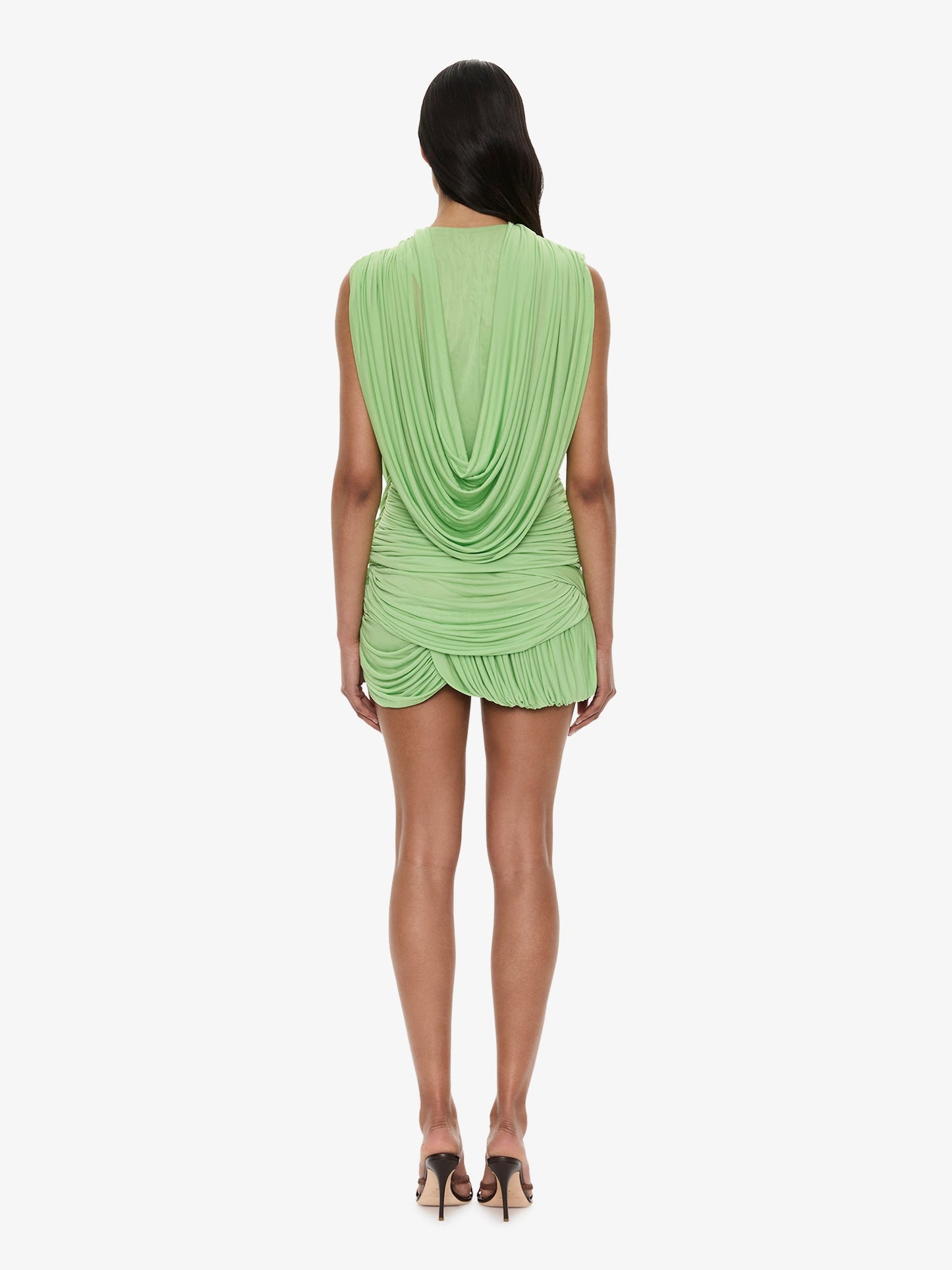 CHRISTOPHER ESBER Beach Glass Bubble Mini Skirt (Aloe)