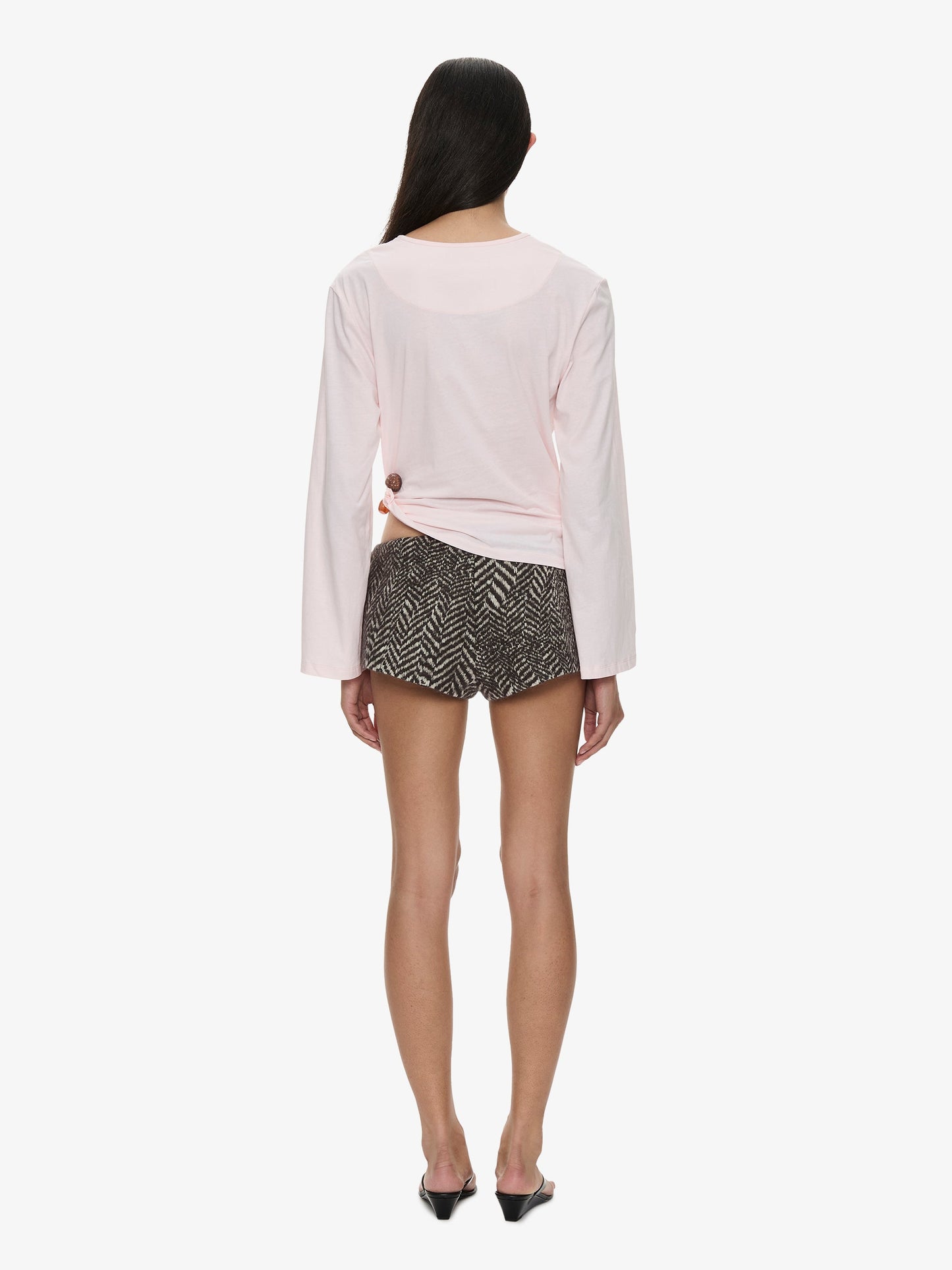 CHRISTOPHER ESBER Bree Quartz Long Sleeve Tee (Pink)