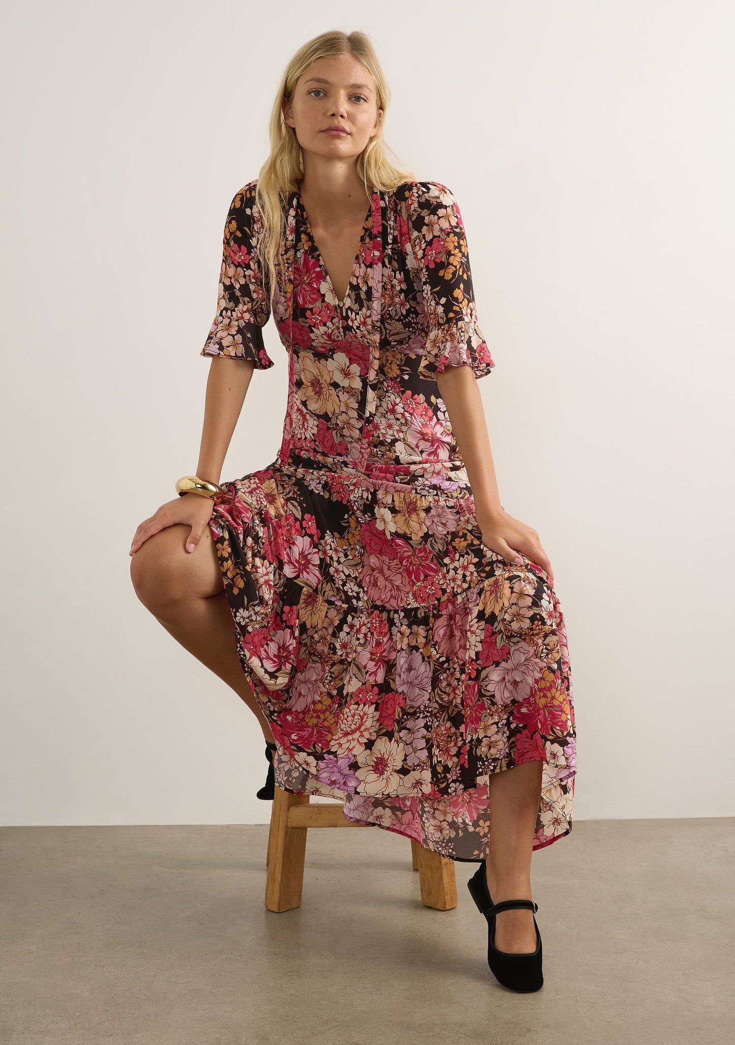 Auguste The Label Viola Maxi Dress (Black)