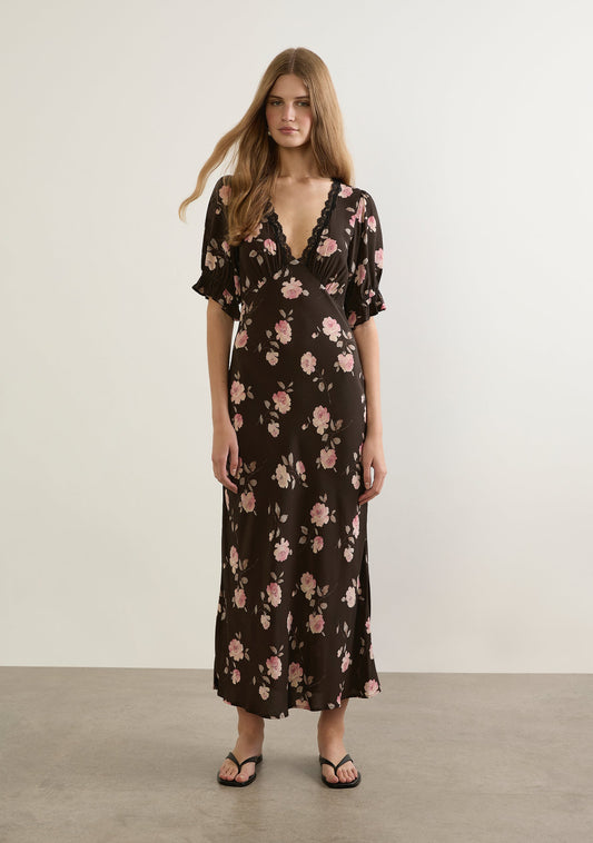 Image of Dresses. Productname: Auguste The Label Myles Midi Dress in Black colour by brand - Auguste The Label