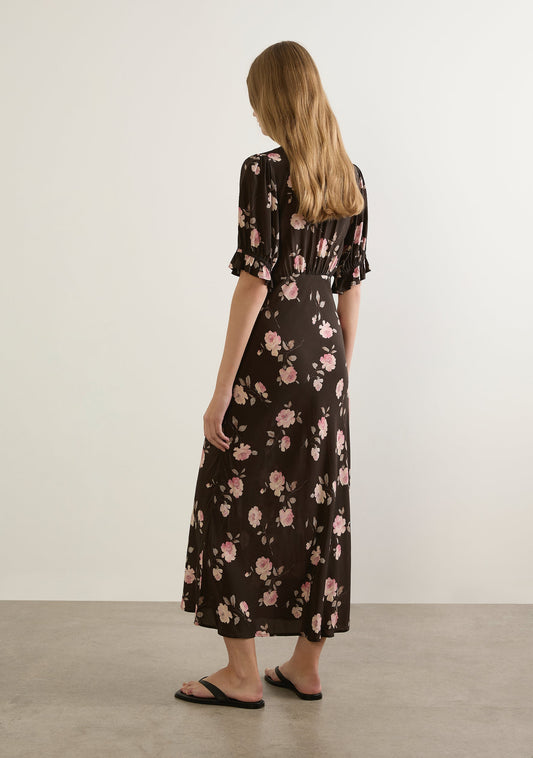Auguste The Label Myles Midi Dress (Black)