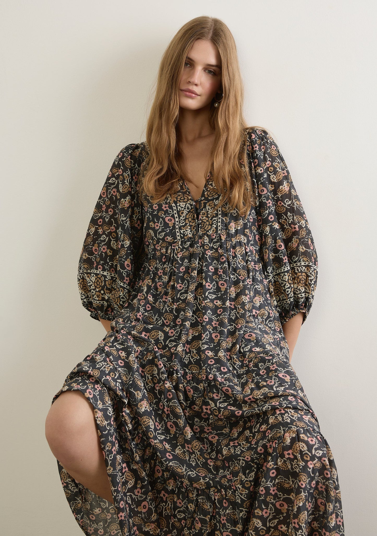 Auguste The Label Valley Maxi Dress (Black)