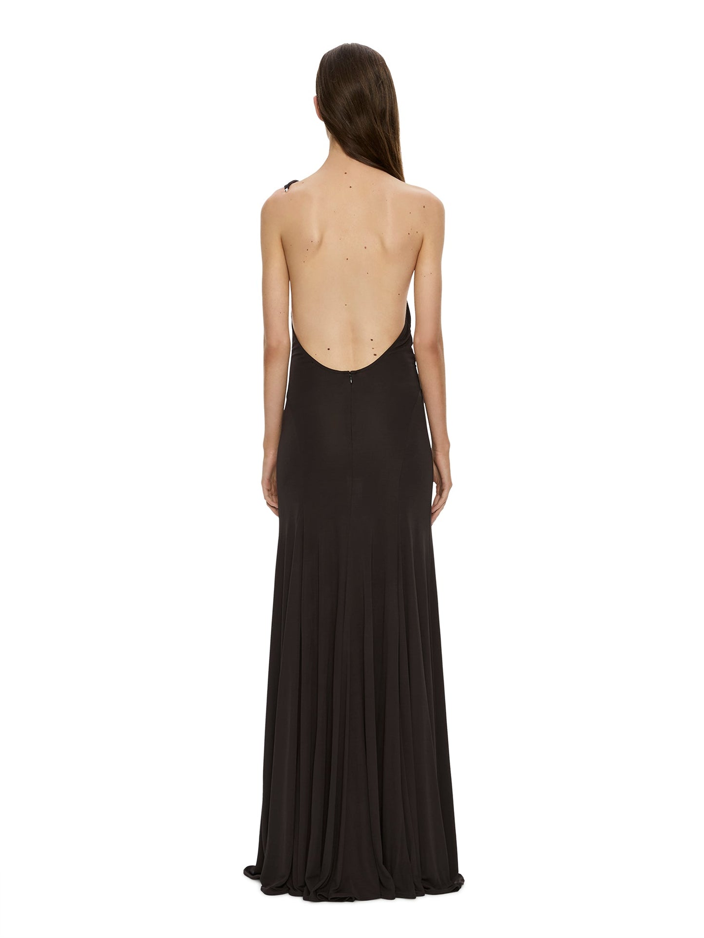 CHRISTOPHER ESBER Concave Wired Gown (Molasses)