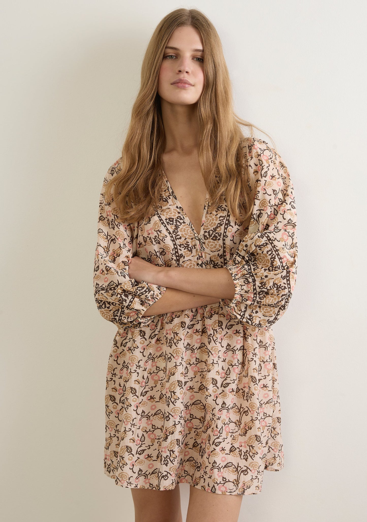 Auguste The Label Valley Mini Dress (White)