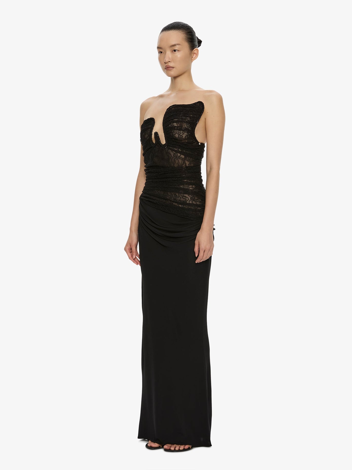 Christopher Esber Salacia Lace Gown (Black)