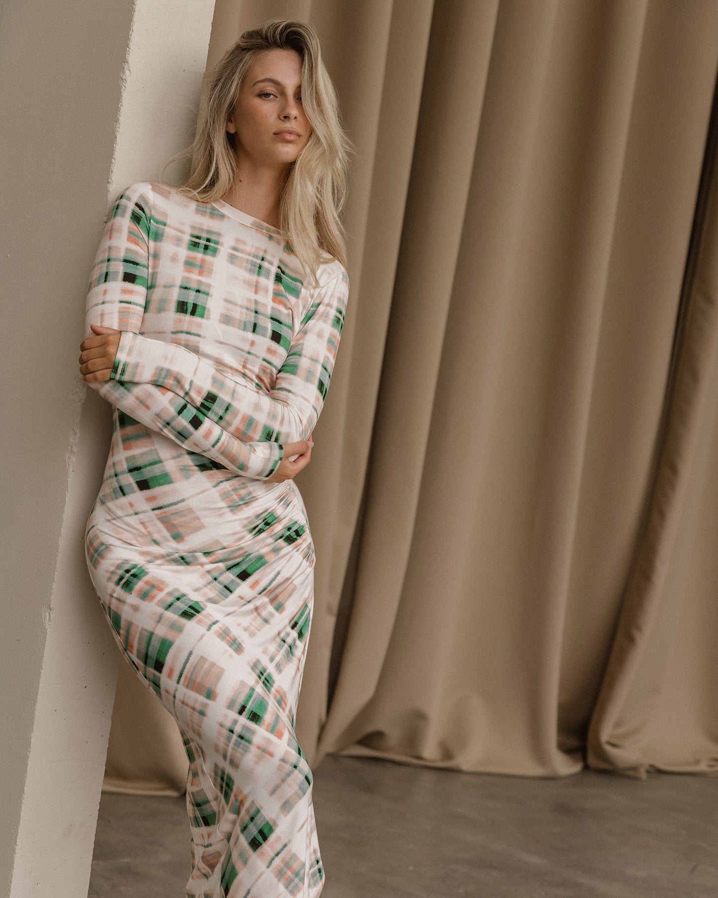 Image of Dresses. Product name - Micah Dress Check in Check colour by brand - Sass Clothing