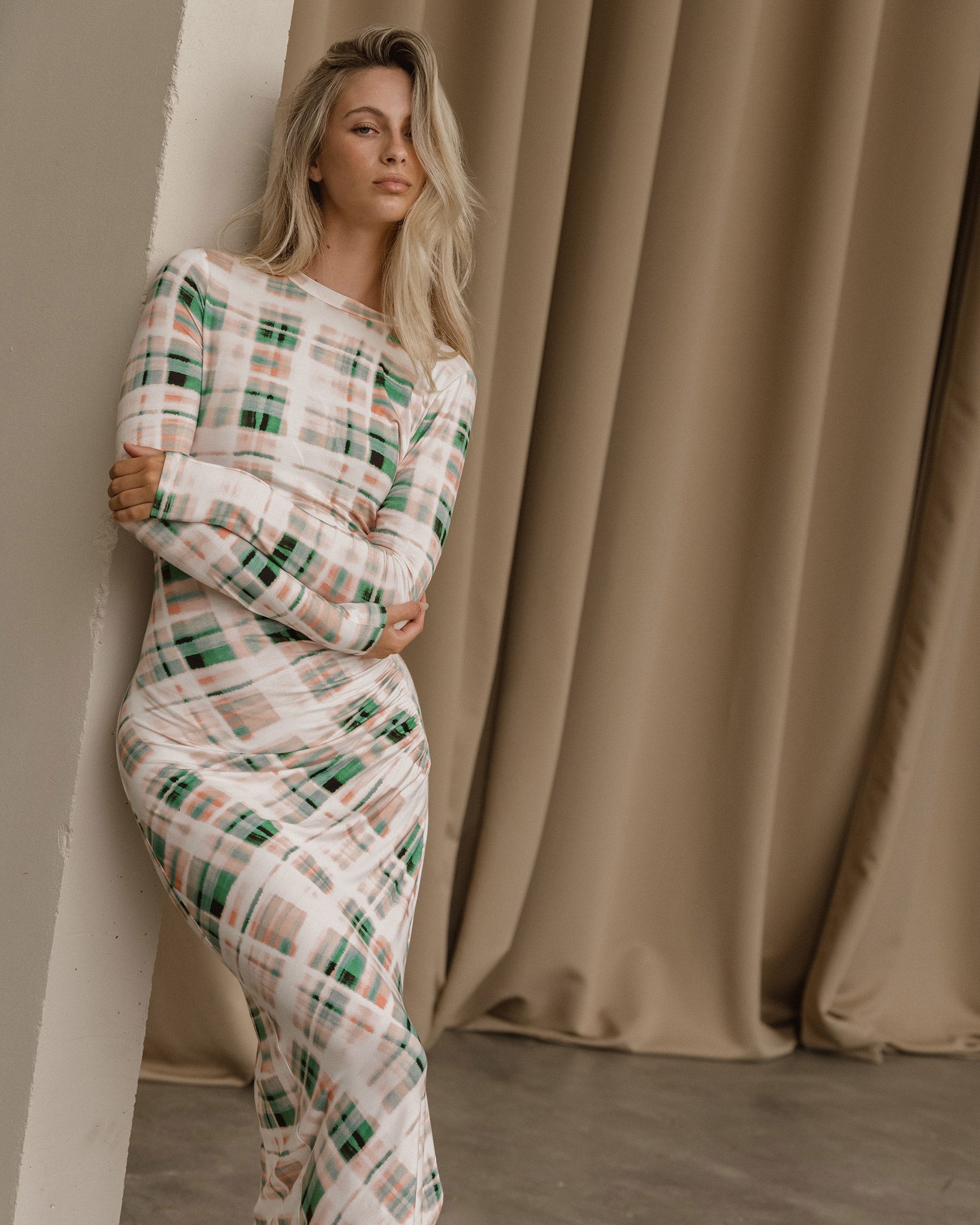 Image of Dresses. Product name - Micah Dress Check in Check colour by brand - Sass Clothing
