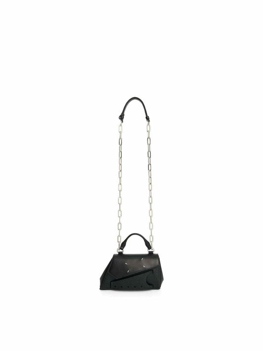 Image of Bags. Productname: MAISON MARGIELA Micro Snatched Asymmetric Bag in Black colour by brand - MAISON MARGIELA