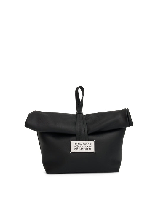 Image of Bags. Productname: MAISON MARGIELA Leather Clutch Bag in Black colour by brand - MAISON MARGIELA