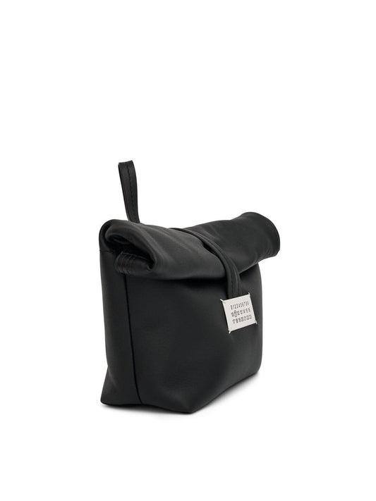 MAISON MARGIELA Leather Clutch Bag (Black)