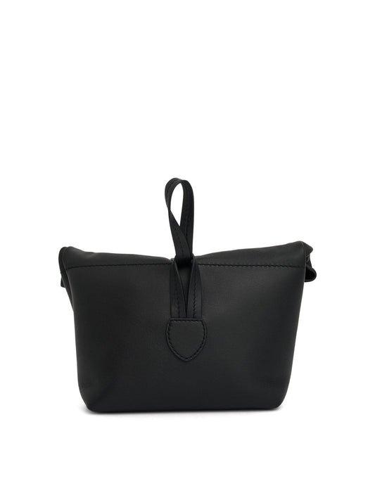 MAISON MARGIELA Leather Clutch Bag (Black)