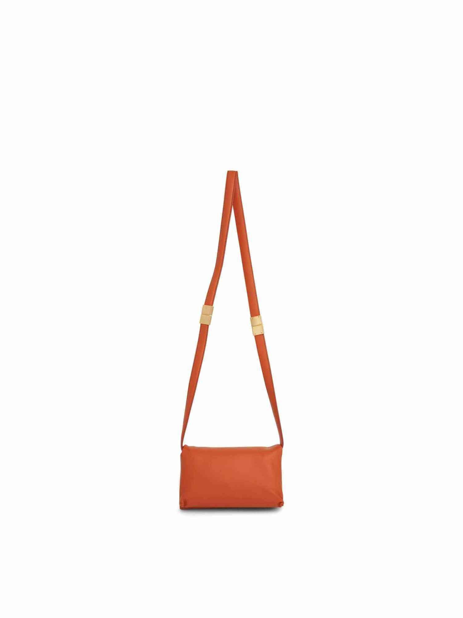 Image of Bags. Productname: MARNI Prisma Small Leather Bag in Chili colour by brand - MARNI