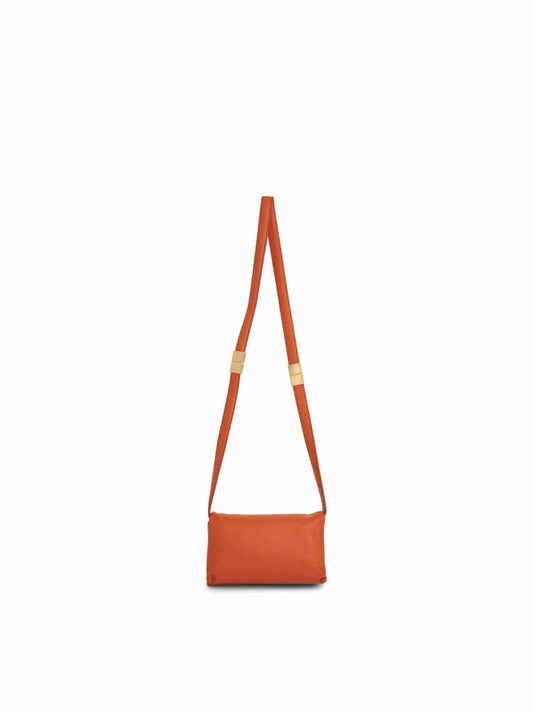 Image of Bags. Productname: MARNI Prisma Small Leather Bag in Chili colour by brand - MARNI
