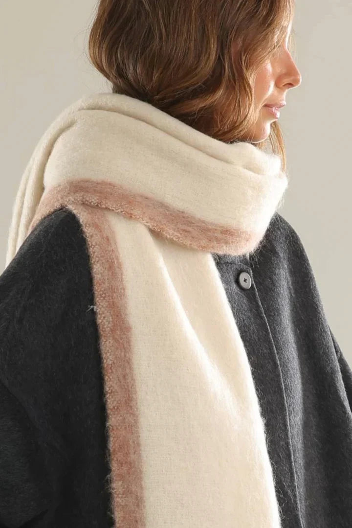 Sass Clothing Mya Chunky Scarf In (Cream)