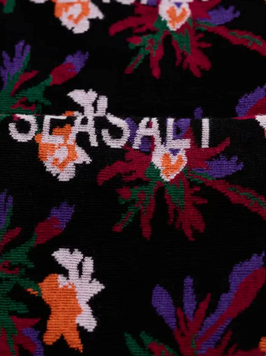 SEASALT ARTY TRAINER SOCKS (Roseland Blooms)