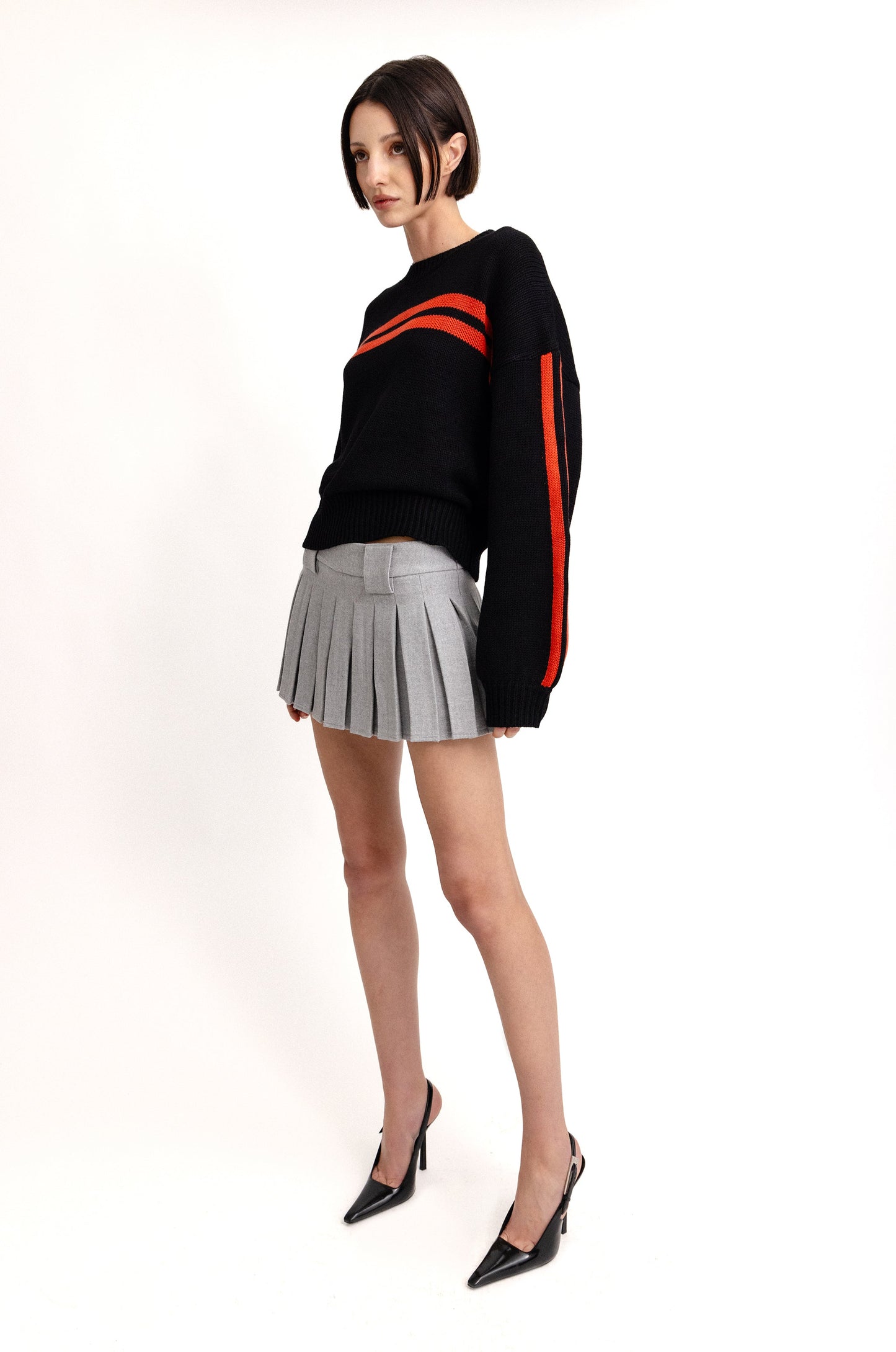 Hudson Mini Skirt (Grey)