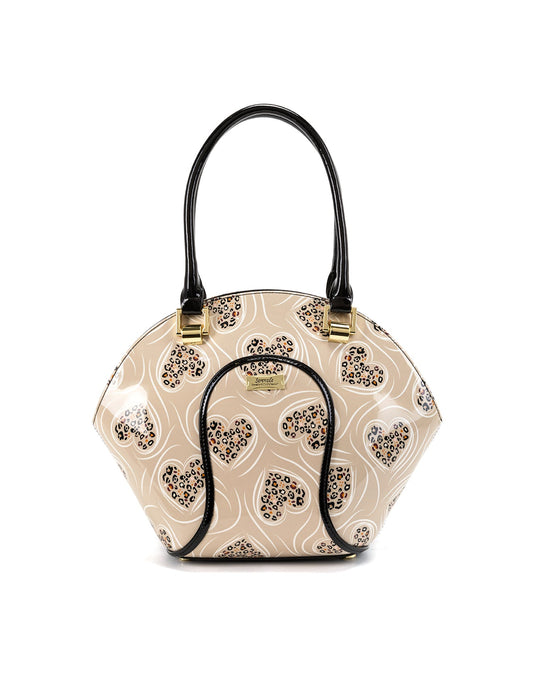 APHRODITE LEATHER BOWLING BAG-SF23-9275- SALE