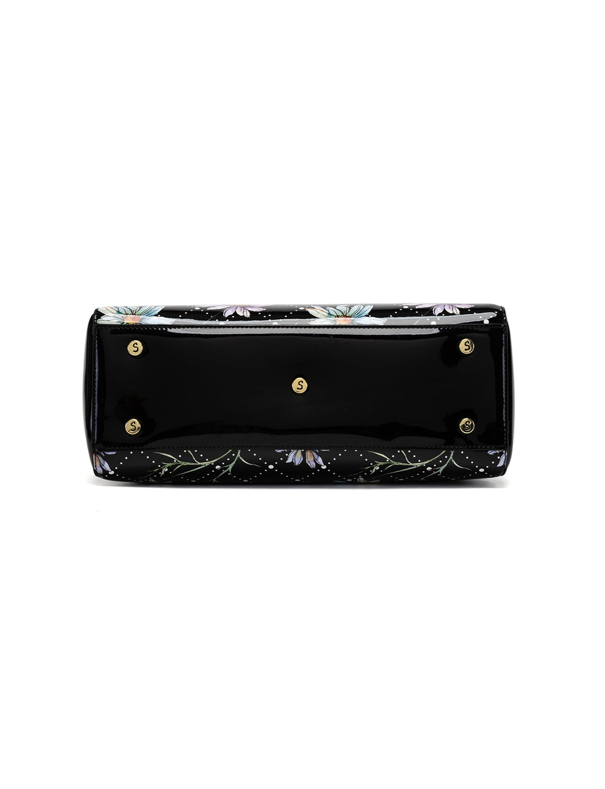 DAISY PATENT LEATHER BAG - DAISY PRINT