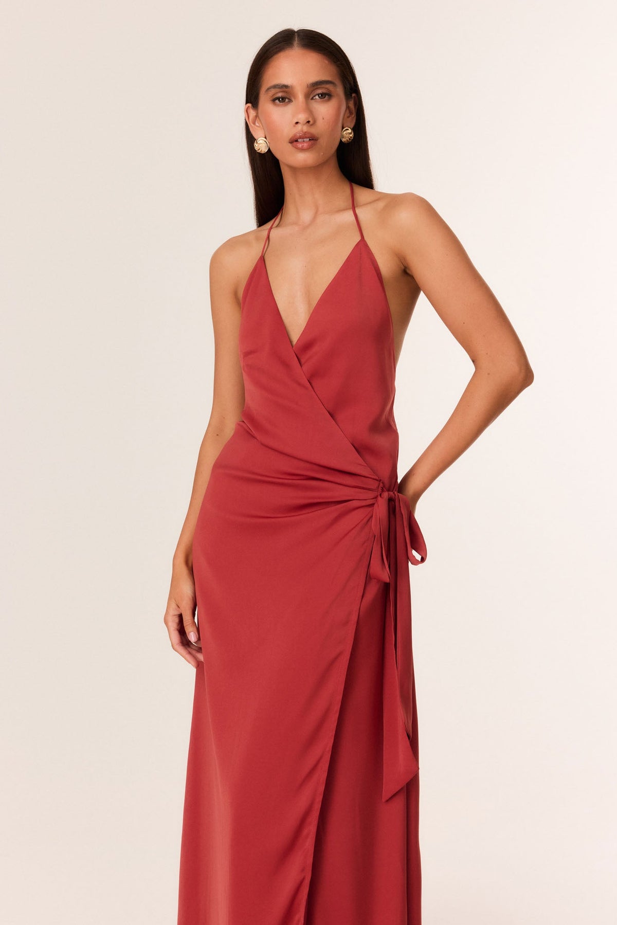 SNDYS ROSEWOOD MAXI DRESS (Rust)