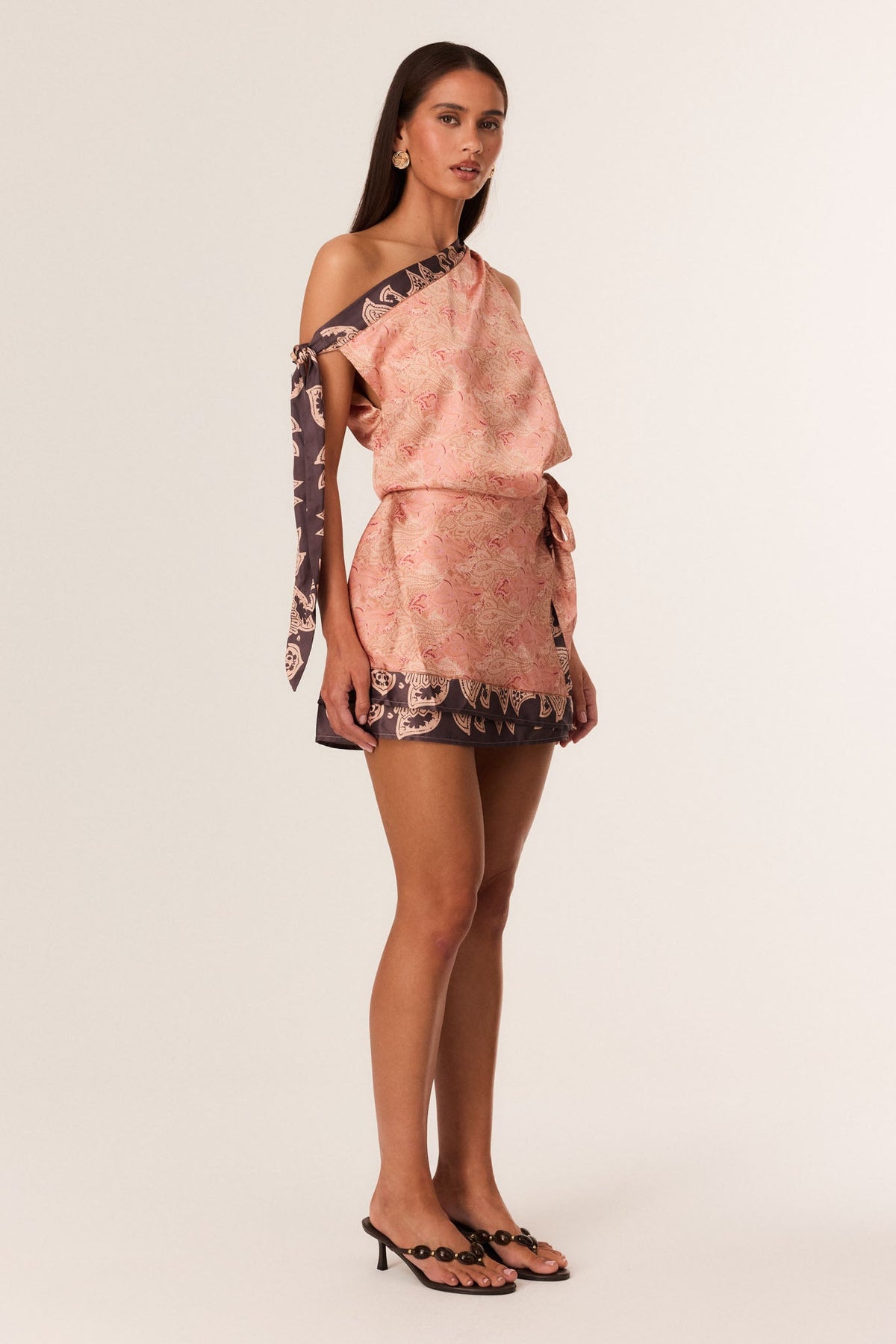 SNDYS PAISLEE MINI DRESS (Paisley Print)