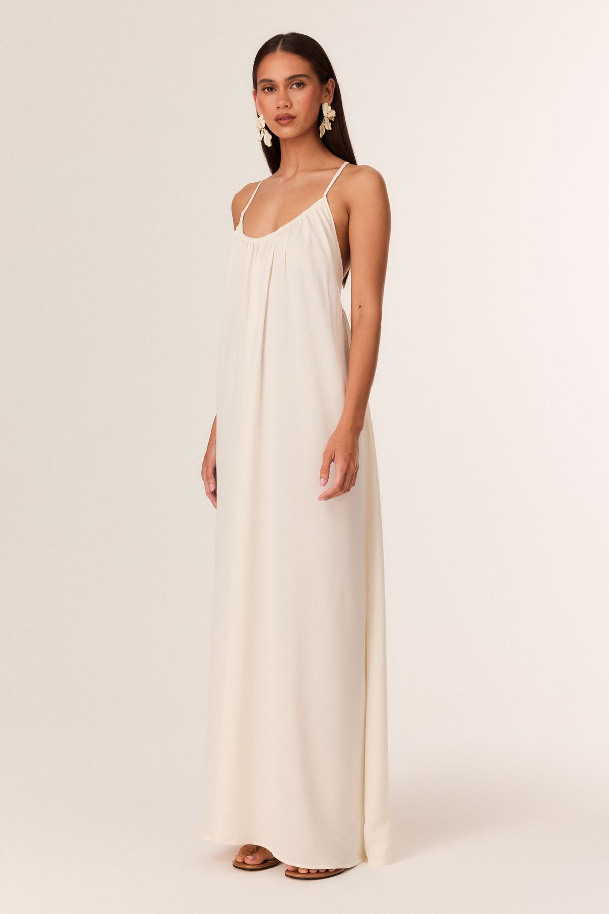 SNDYS LISS MAXI DRESS (Oyster)