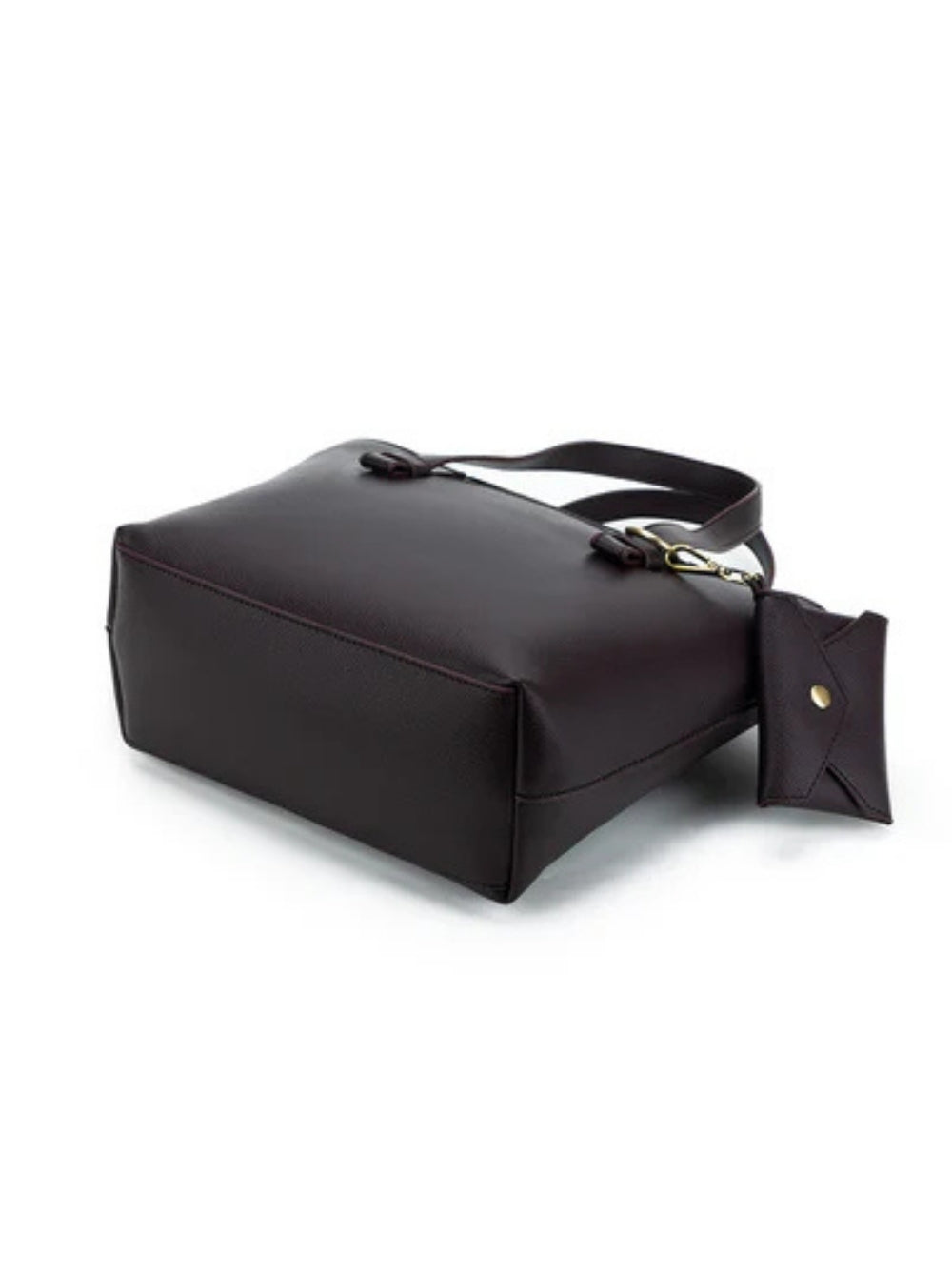 Black Caviar Designs Antoinette Aubergine 3 Piece Handbag Set Aubergine (Dark Blue)