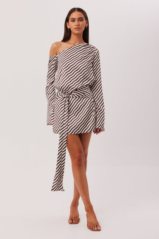 SNDYS SKAI MINI DRESS (Stripe)