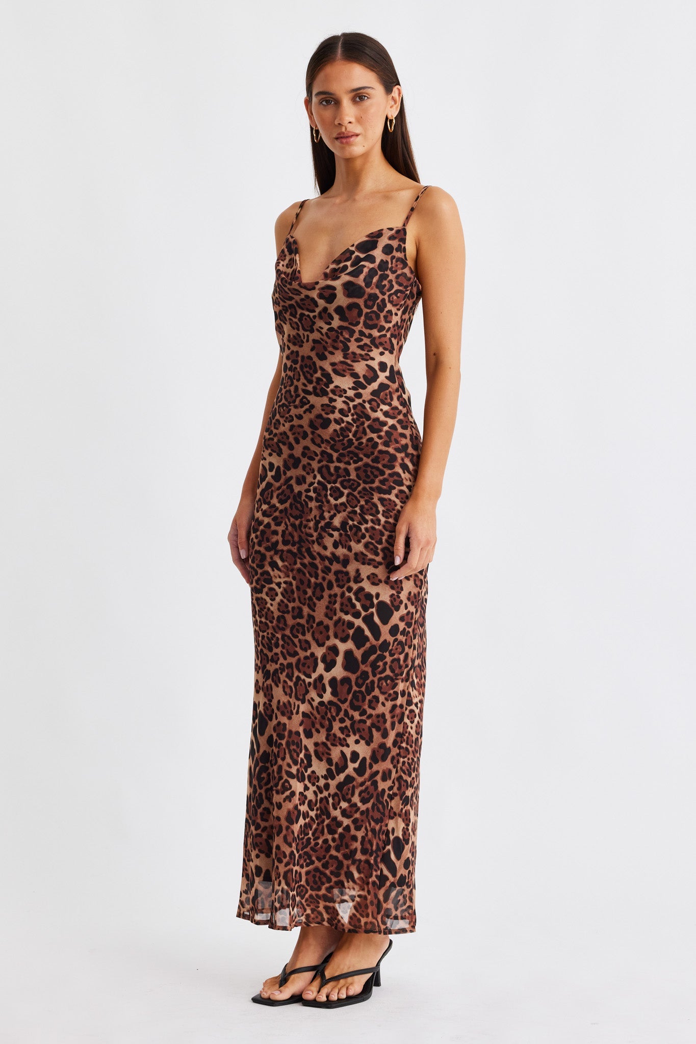 SNDYS SKIN MAXI DRESS (Leopard)