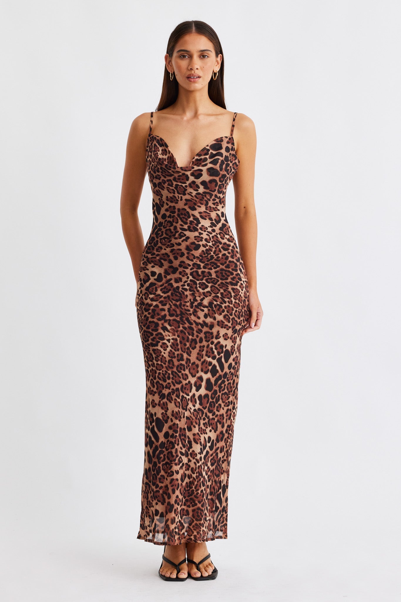 SNDYS SKIN MAXI DRESS (Leopard)