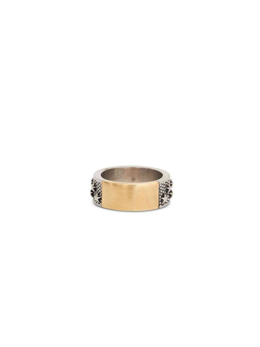 MAISON MARGIELA Metal Star Embossed Ring (Yellow)