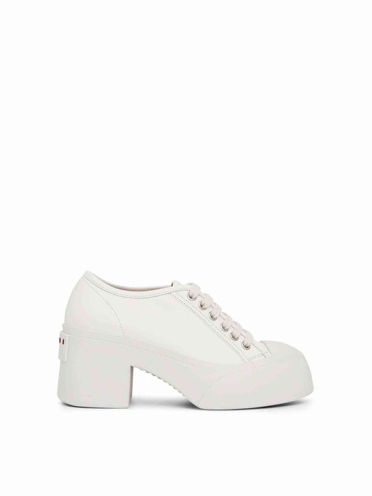 Image of Footwear. Productname: MARNI Pablo Lace-Up Pumps in White colour by brand - MARNI