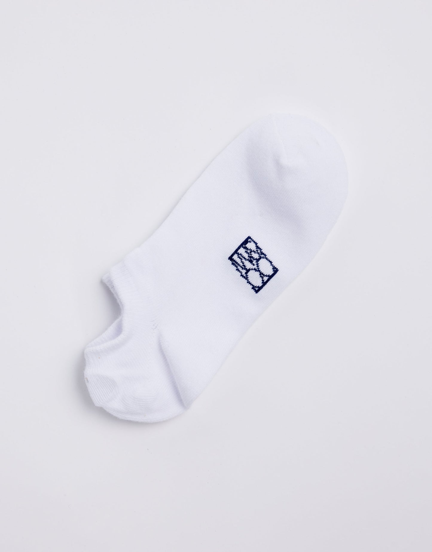White & Co. Monogram Socks 2 Pack (Ice Blue/White)