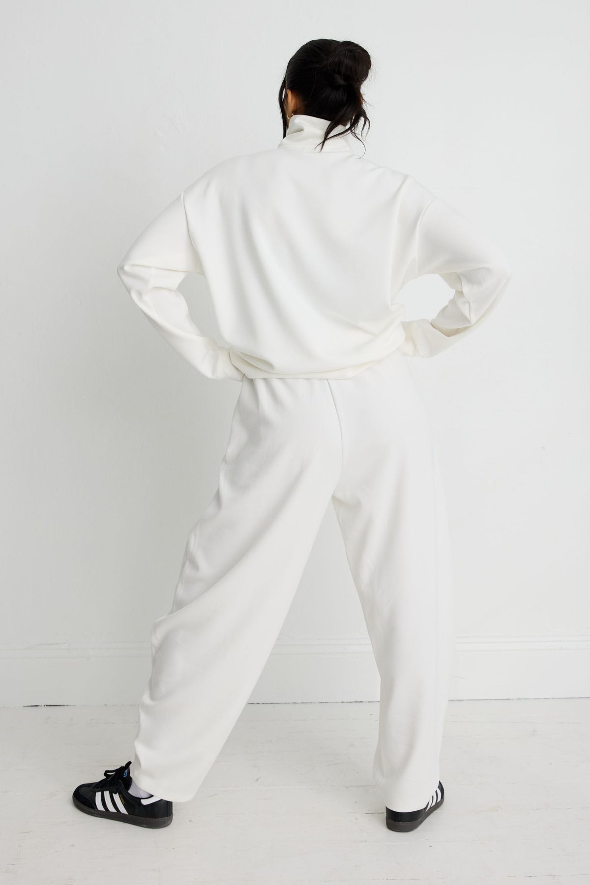 Soft Luxury 1/2 Zip Sweater (Chalk)