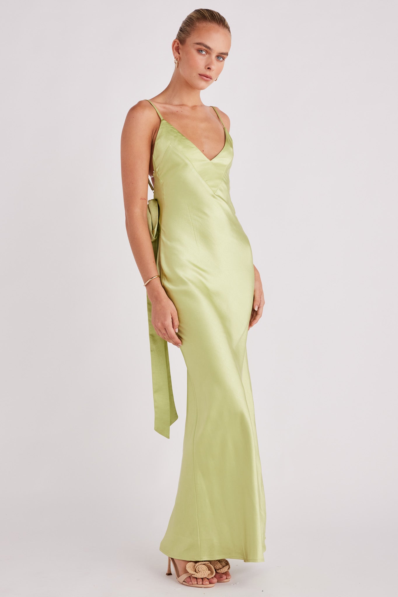 SNDYS SPAIN MAXI DRESS (Lime)