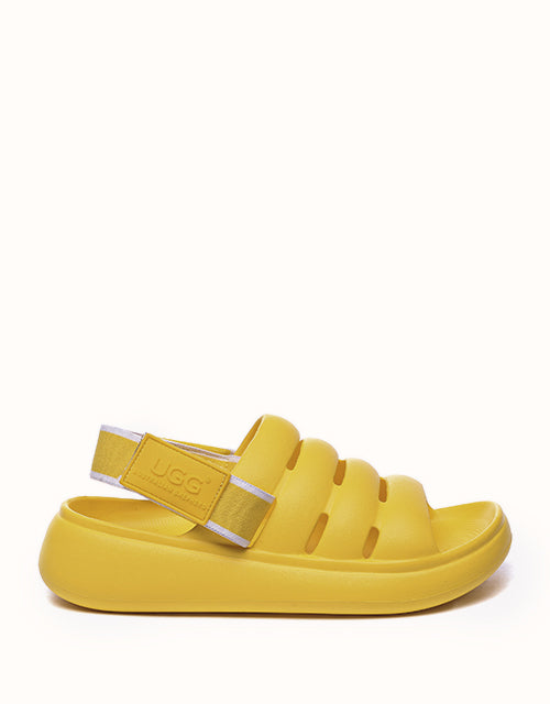 Image of Sandals. Product name - AUSTRALIAN SHEPHERD® Roseline Sandals in Yellow colour by brand - Ugg Australian Shepherd