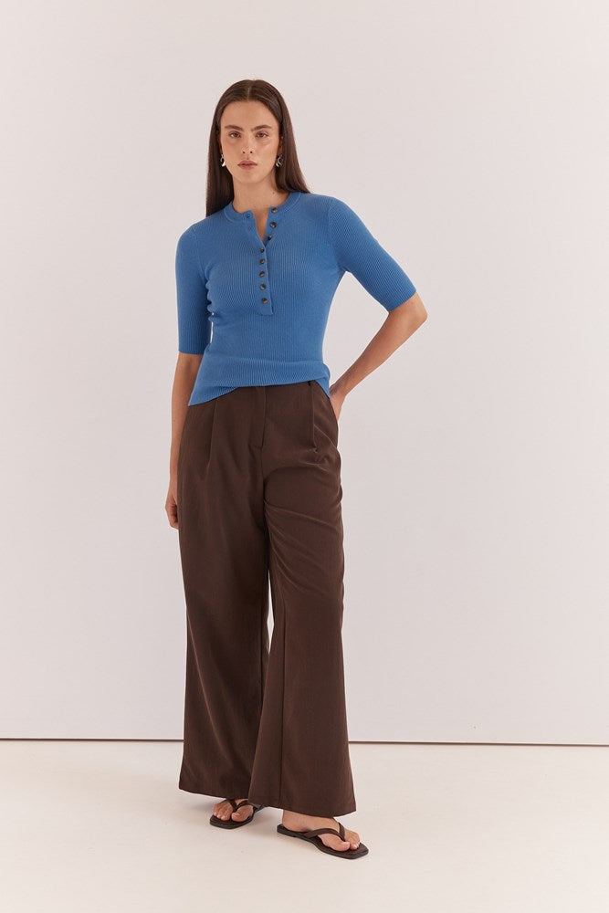 Sass Clothing Lilee Rib Knit (Azure)
