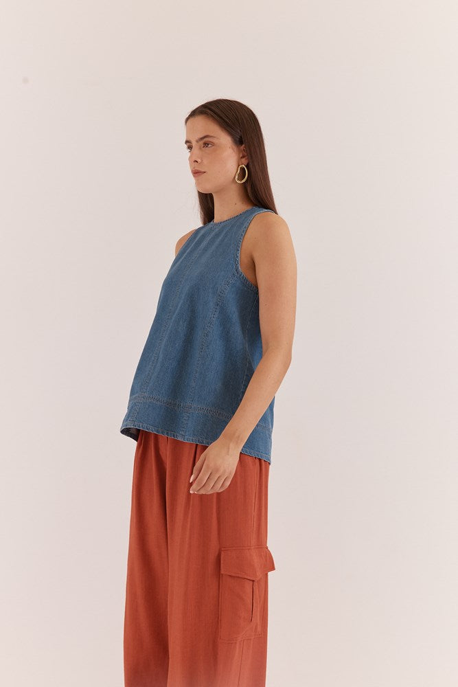 Sass Clothing Katia Cargo Trouser (Rust Red)