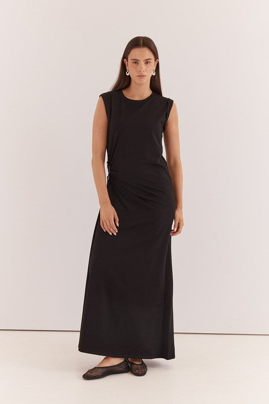 Sass Clothing Roxxi Stone Trim Dress (Black)