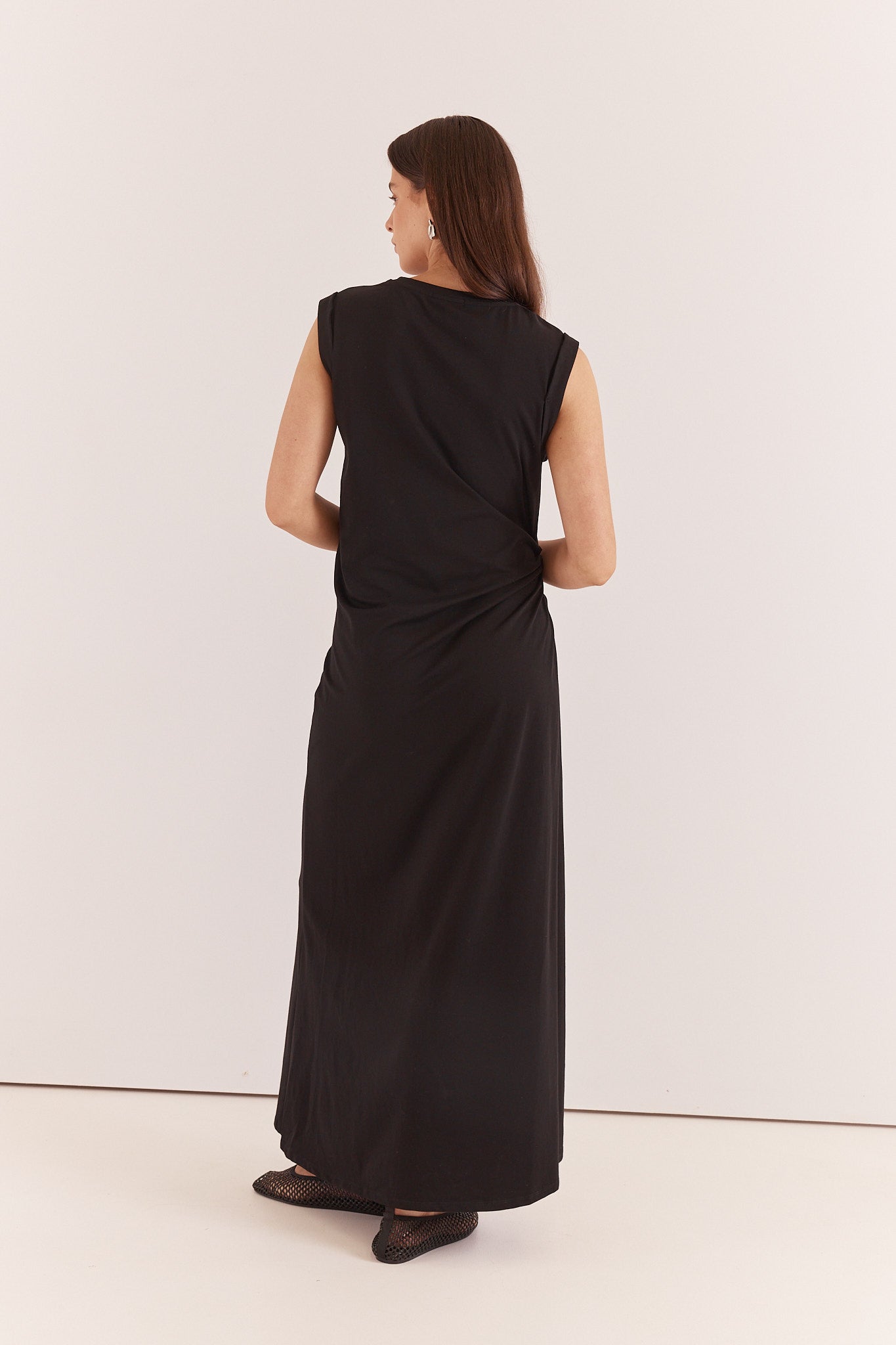 Sass Clothing Roxxi Stone Trim Dress (Black)
