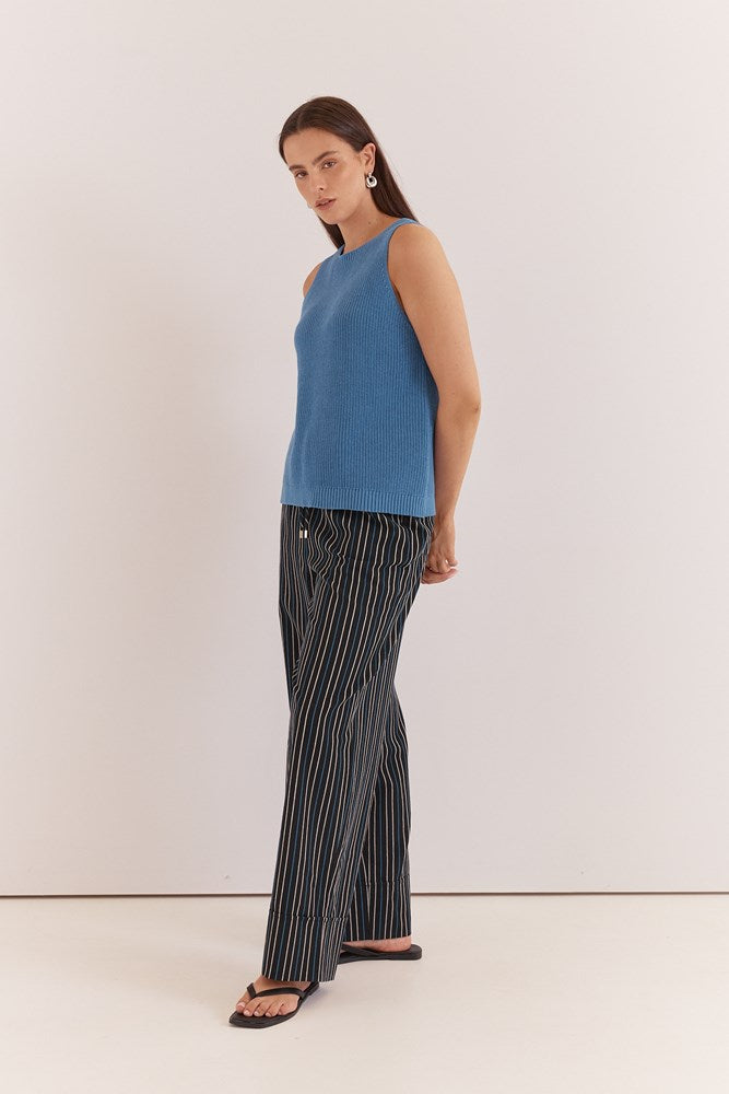 Sass Clothing Kiani Knit Tank (Azure)