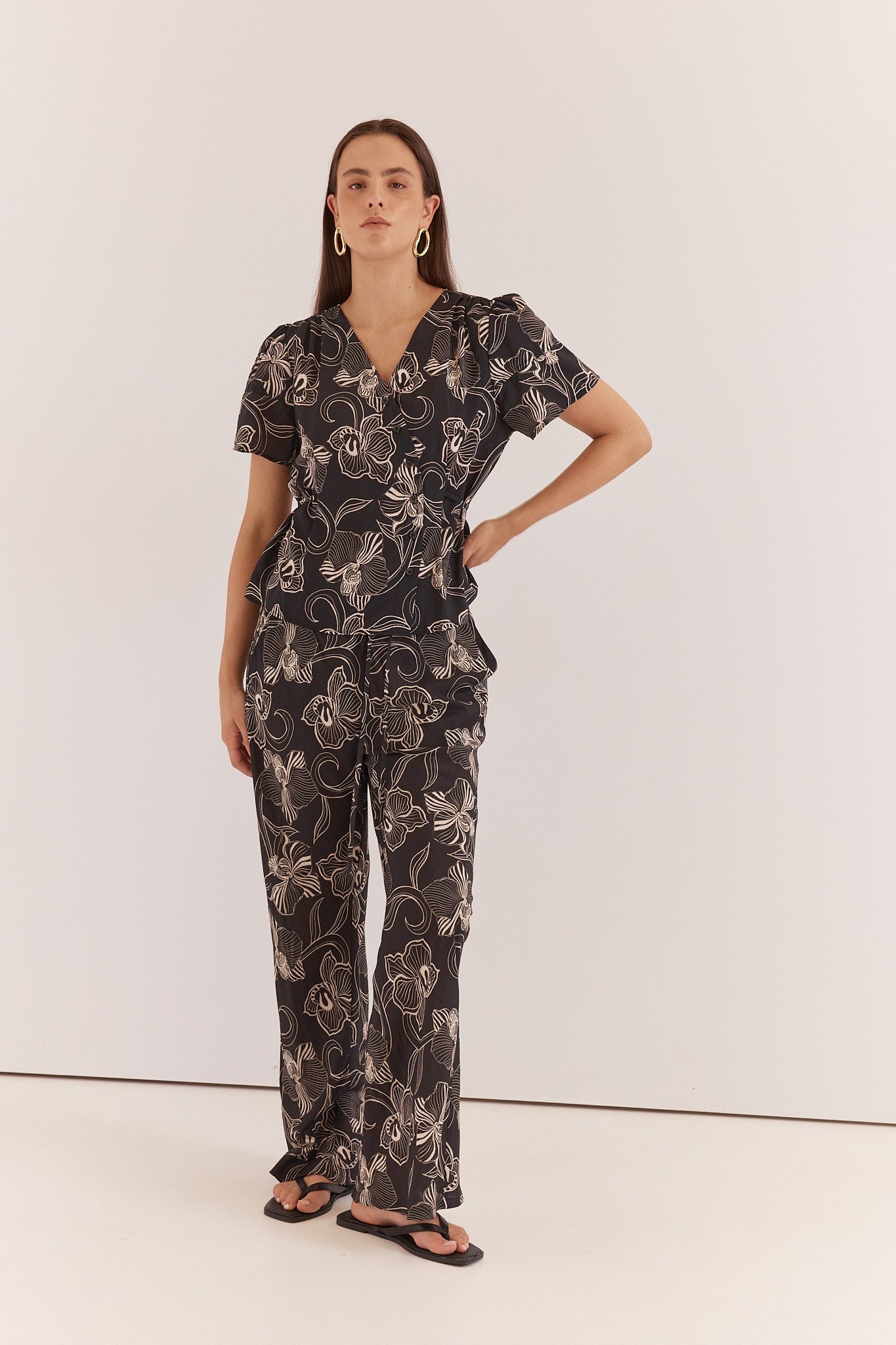 Sass Clothing Steph Tailored Shirt (Snap Dragon)