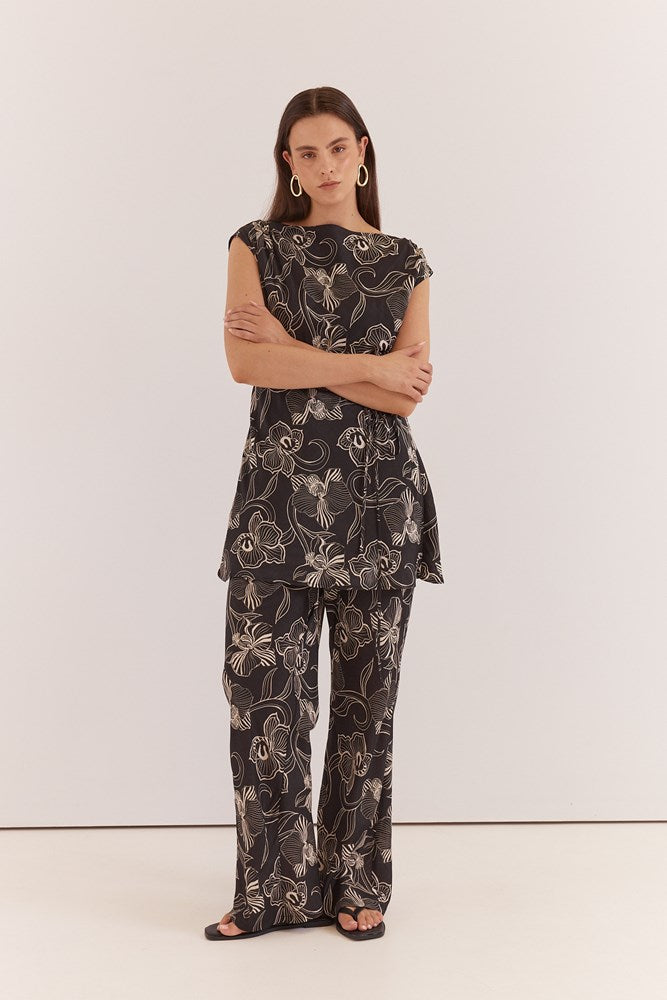 Sass Clothing Fiora Tunic Top (Snap Dragon)