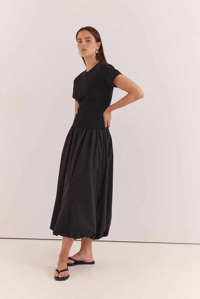 Sass Clothing Lilani Bubble Hem Dress (Black)
