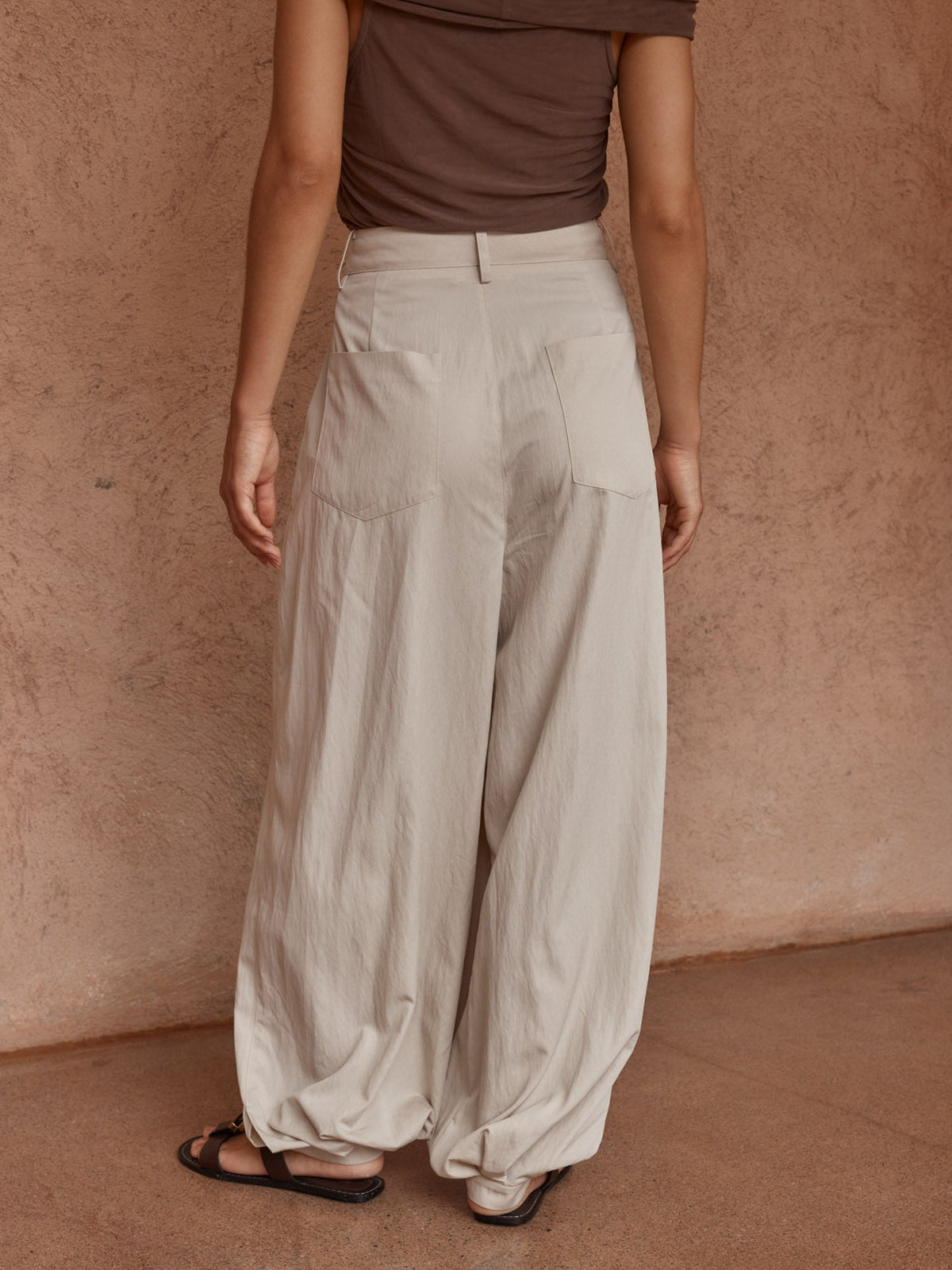 Sass Clothing Lucie Soft Balloon Pant (Stone)