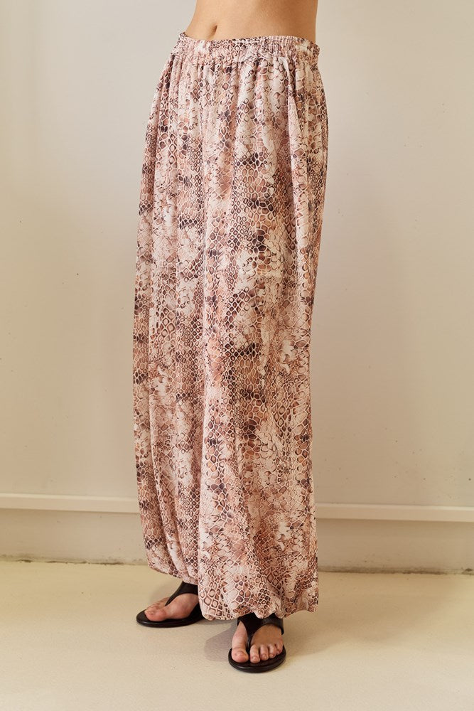 Sass Clothing Miles Balloon Pant (Snake)